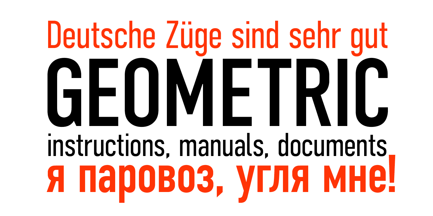 DIN Condensed Regular Font preview